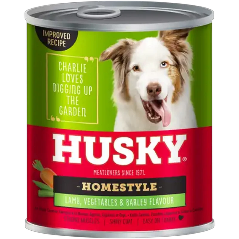 Husky Homestyle Lamb, Barley & Veg Adult Dog Food 775g