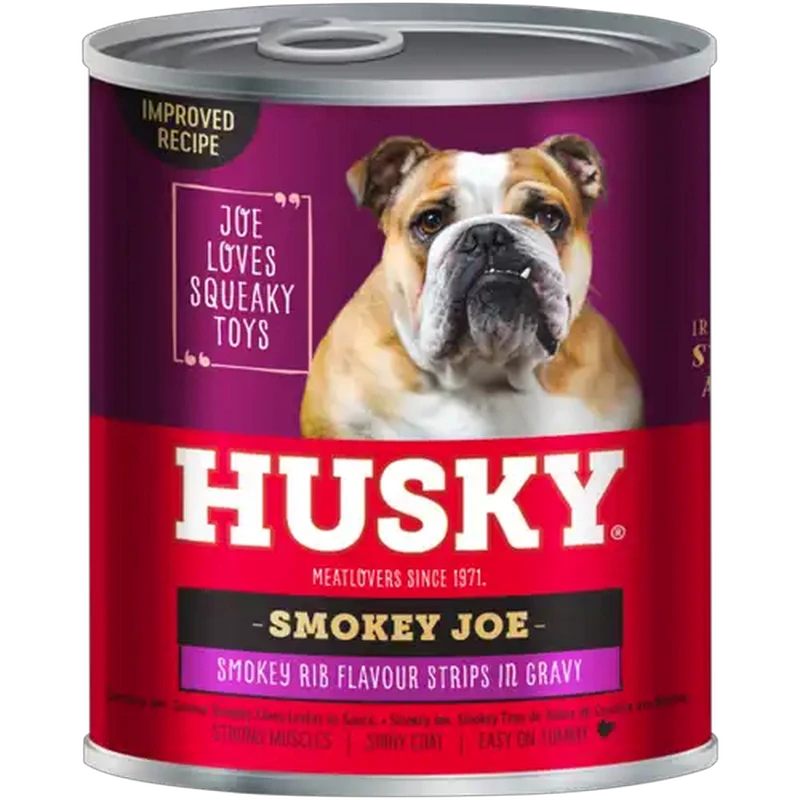 Husky Smokey Joe Smokey Rib Flavoured Dog Food 775g