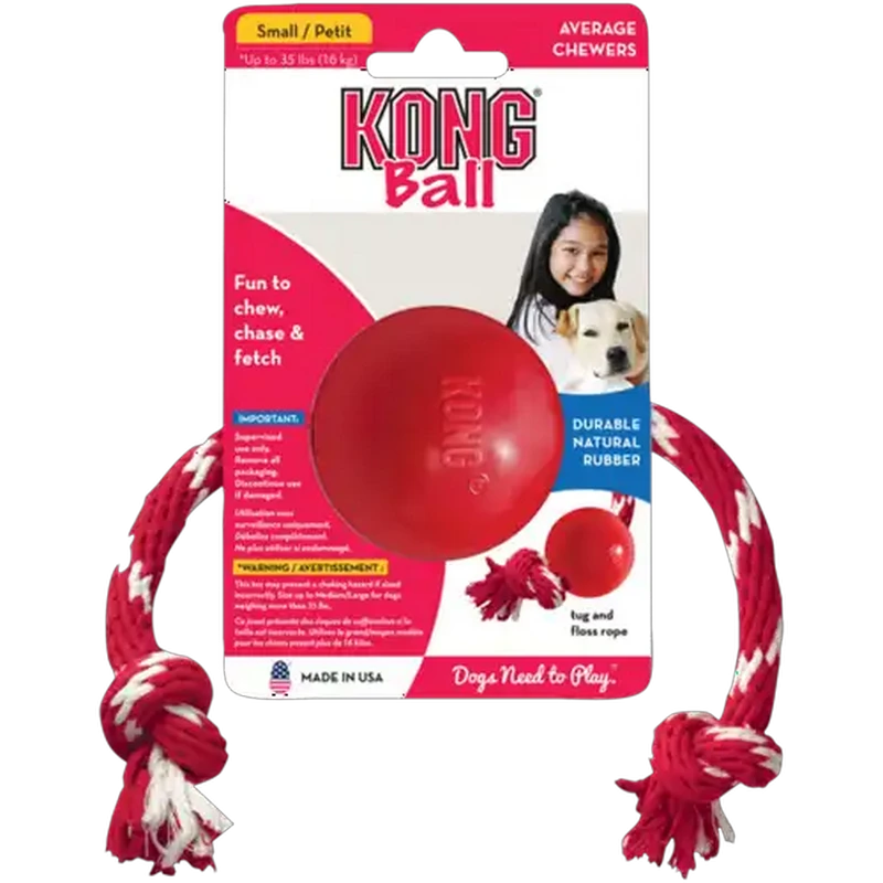Kong Small Ball With Rope
