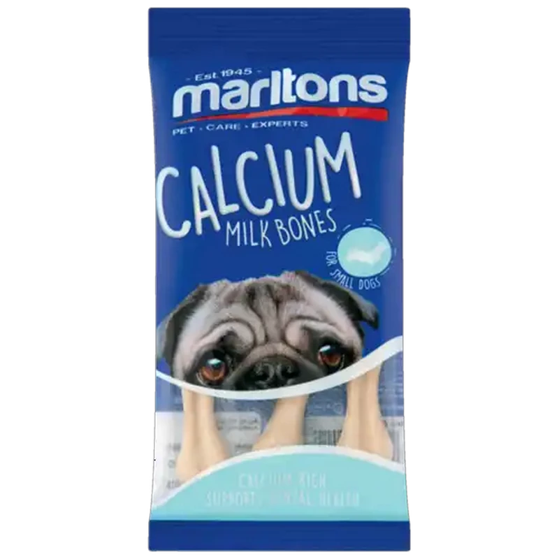 Marltons Calcium Milk Bones Small Dog Treat 6 Pack