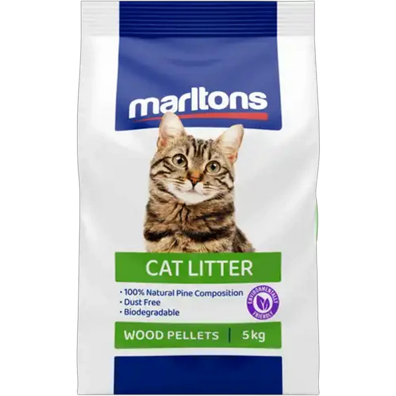 Marltons Eco-Wood Cat Litter 5kg