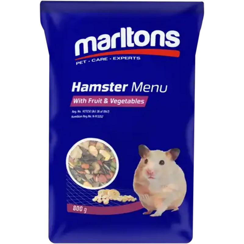 Marltons Fruit & Veg Flavoured Hamster Food 800g
