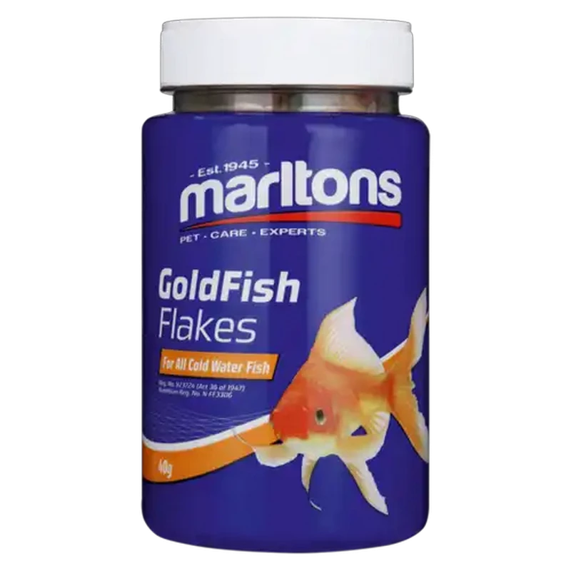 Marltons Goldfish Flakes Fish Food 40g