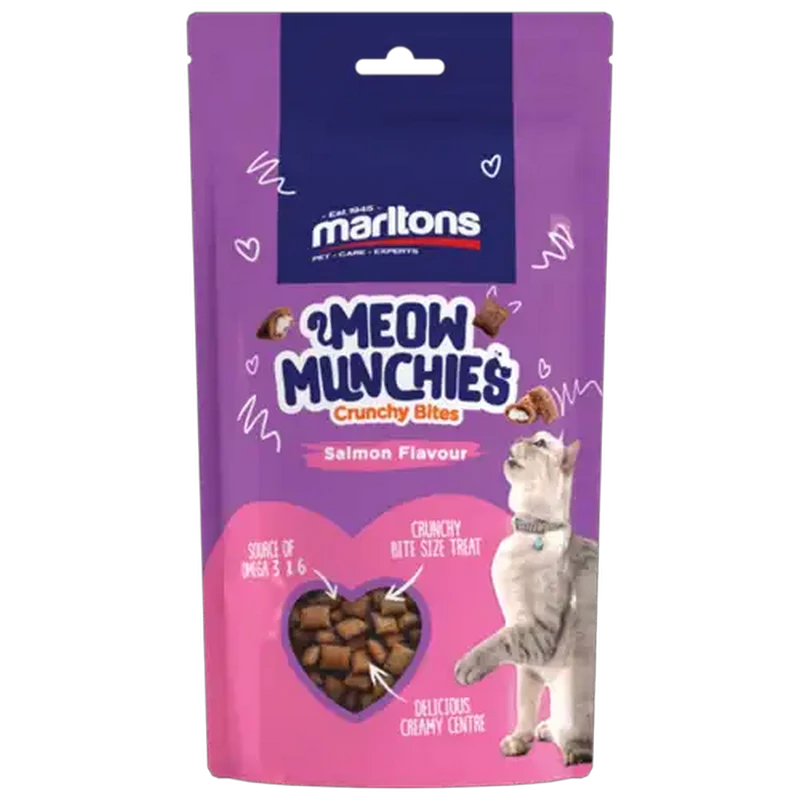 Marltons Healthy Centres Gourmet Salmon Flavoured Cat Treats 50g