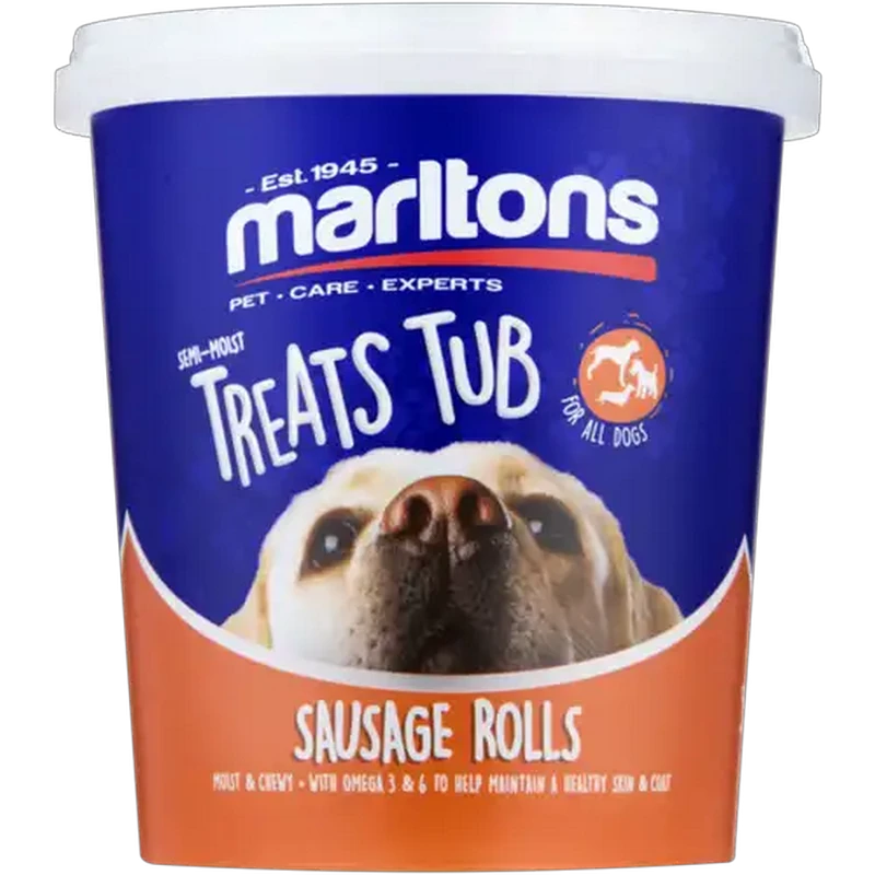 Marltons Semi-Moist Sausage Roll Dog Treats 500g