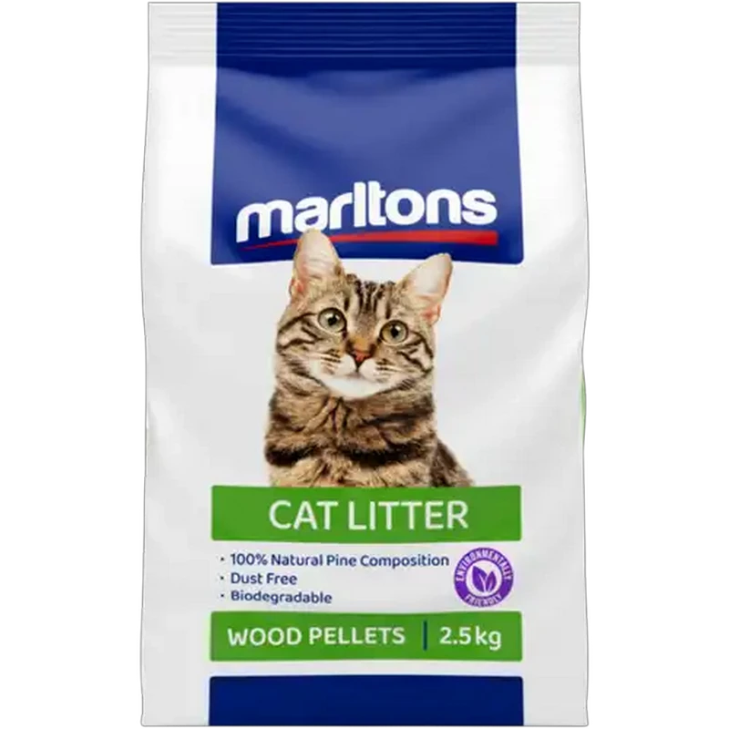 Marltons Wood Pellet Cat Litter 2.5kg