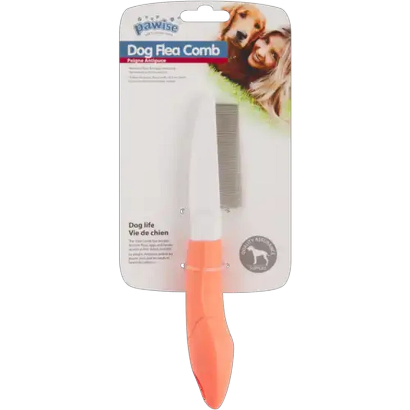 Pawise Orange Dog Flea Comb