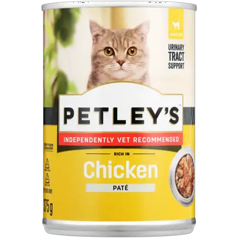 Petley's Chicken Paté All Adult Wet Cat Food 375g