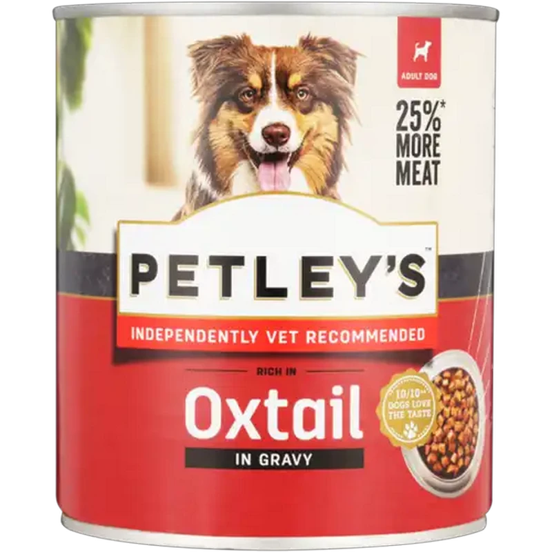 Petley's Oxtail All Adult Wet Dog Food in Gravy 775g