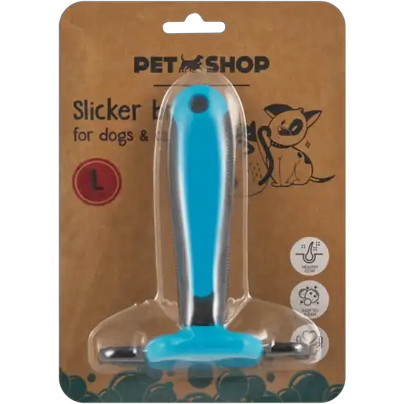 Petshop Blue Slicker Brush