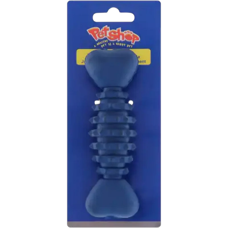 Petshop Blue Treat Bone Dog Toy