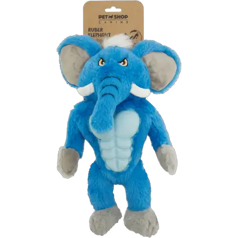 Petshop Canine Rubber Elephant Dog Toy