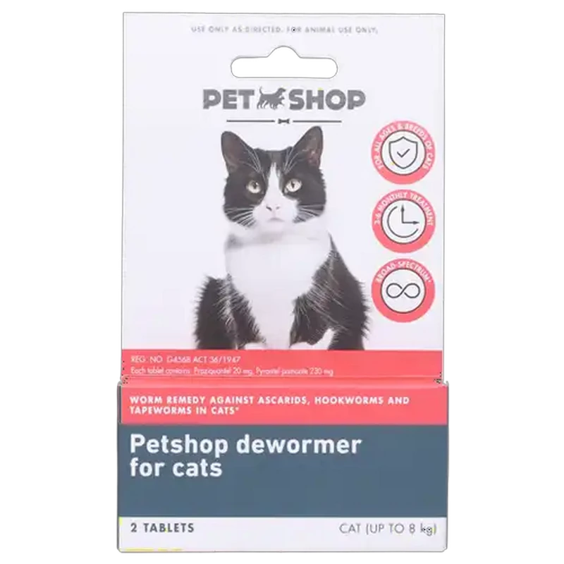 Petshop Cat Dewormer 2 Tablets
