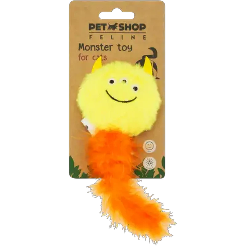 Petshop Feline Yellow Monster Toy