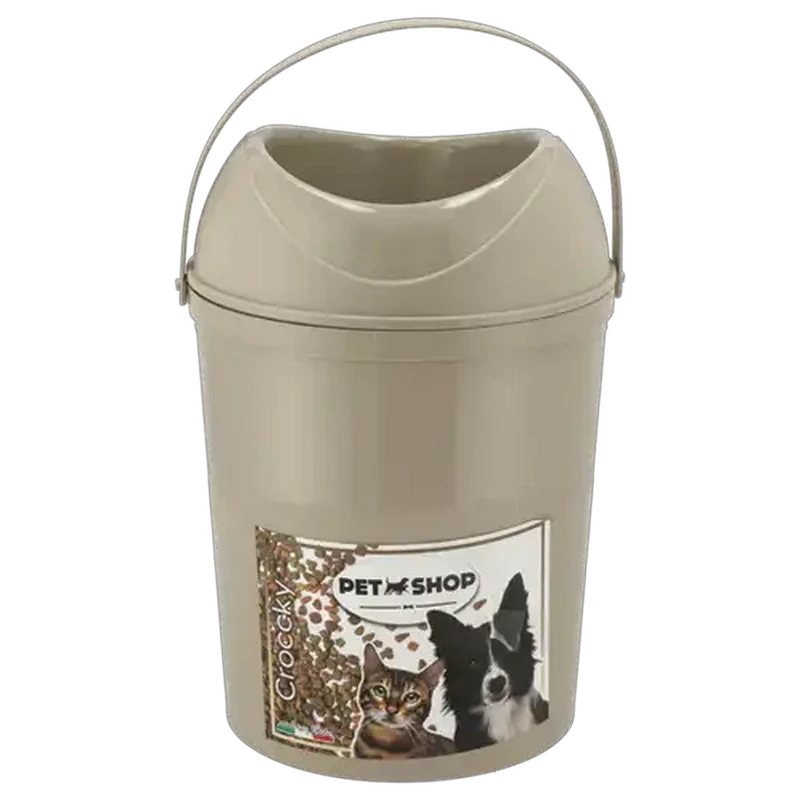 Petshop Grey Croquette Container 5.5L