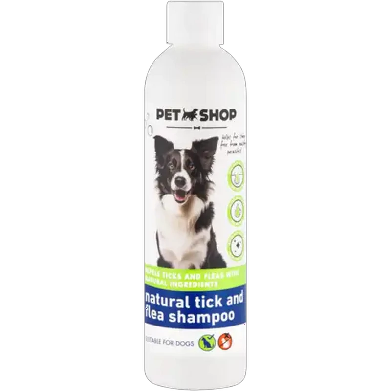 Petshop Natural Tick & Flea Shampoo for Dogs 250ml