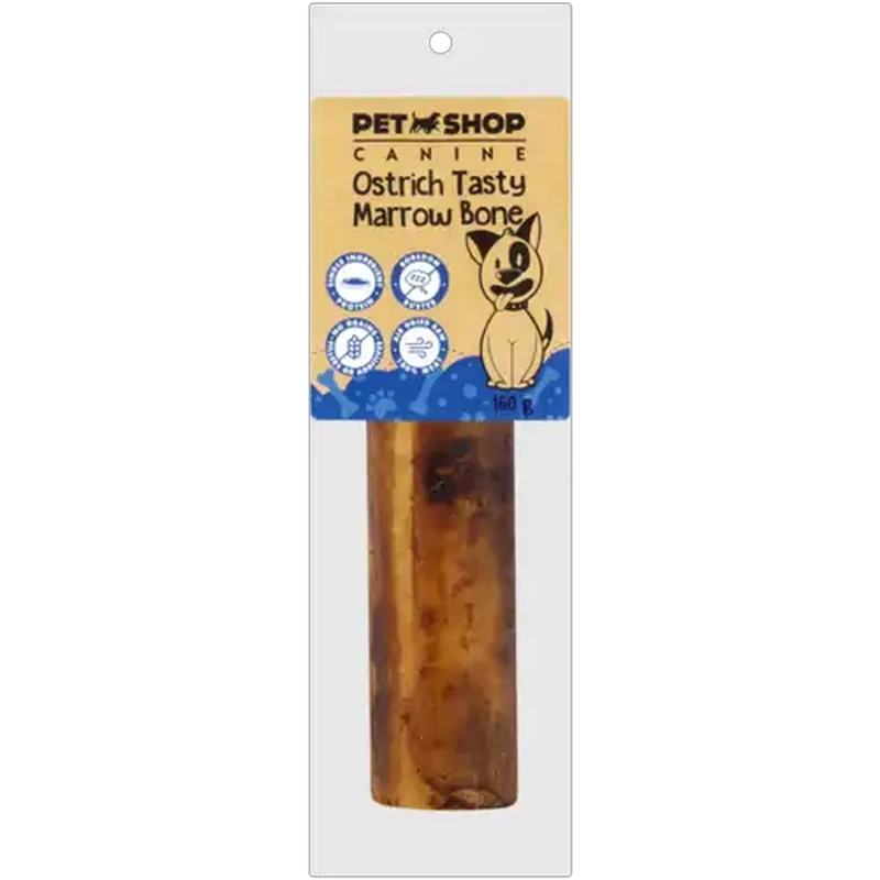 Petshop Ostrich Tasty Marrow Bone 160g