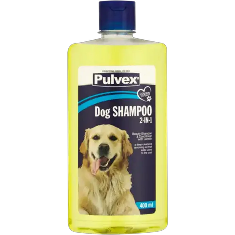 Pulvex 2-In-1 Dog Shampoo 400ml