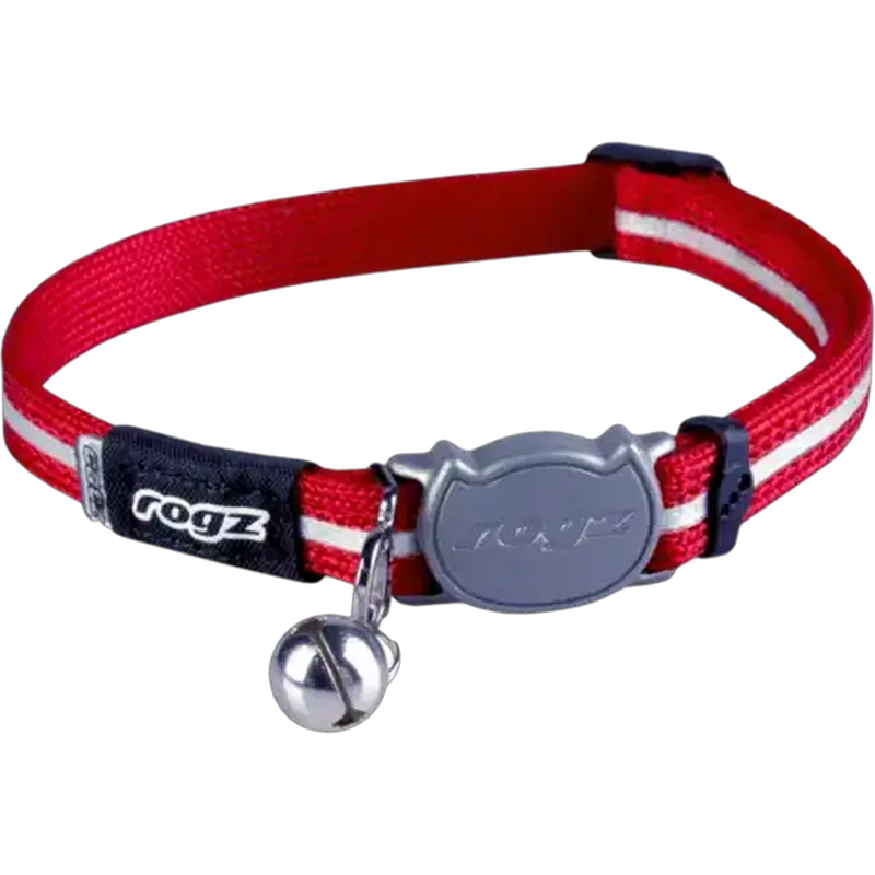 Rogz Alleycat Small Red Breakaway Cat Collar