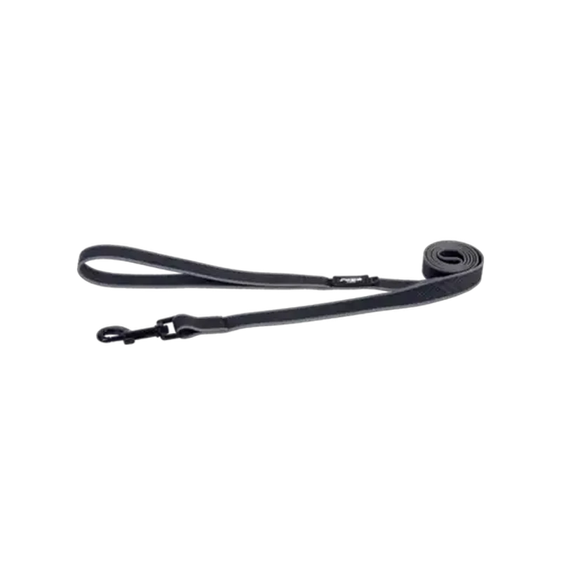 Rogz Black Amphibian Classic Dog Lead Large