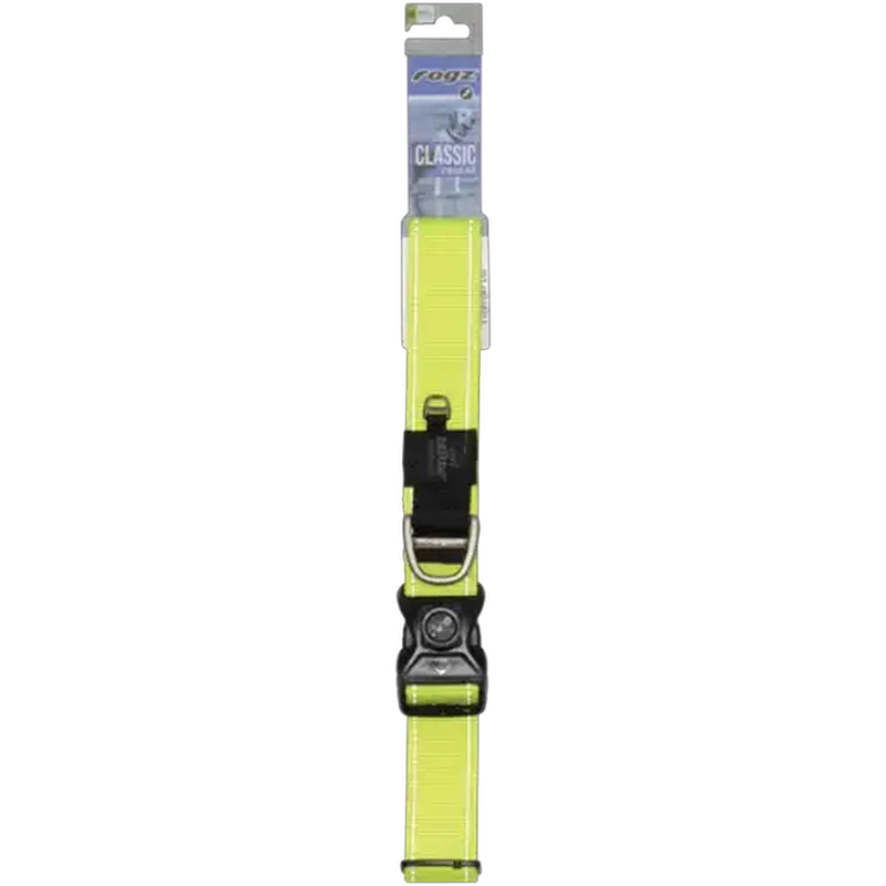 Rogz Extra Extra Large Yellow Classic Dog Collar