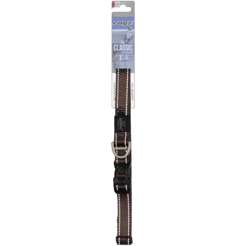 Rogz Extra Large Brown Classic Dog Collar