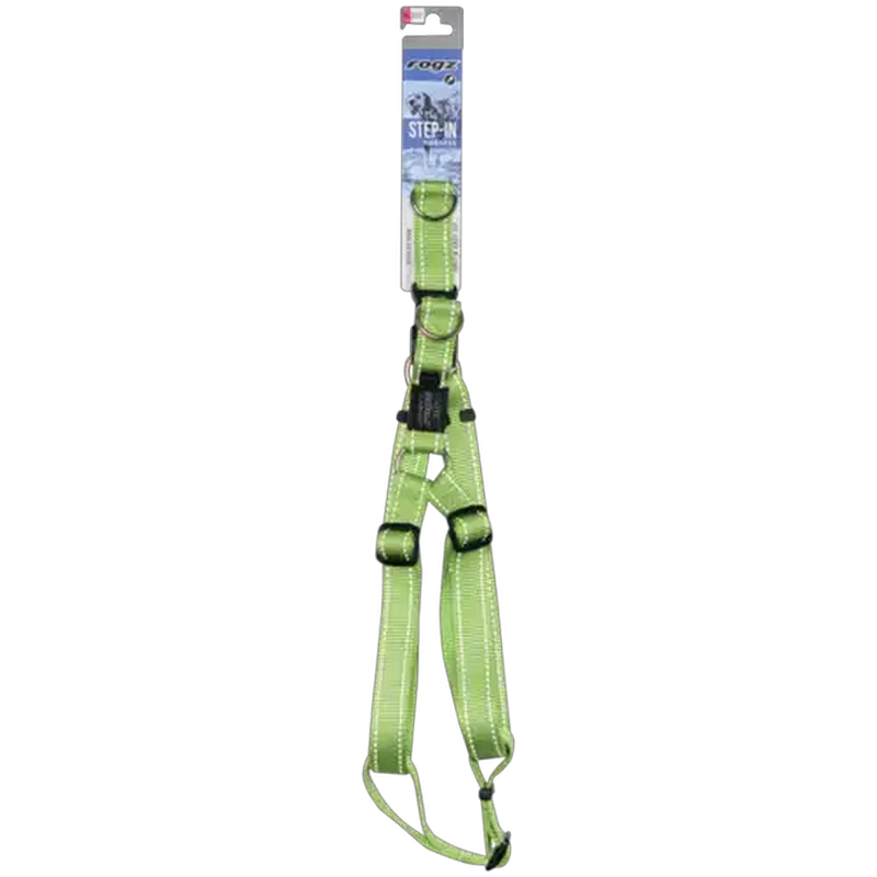 Rogz Extra Large Lime Step-In Dog Harness