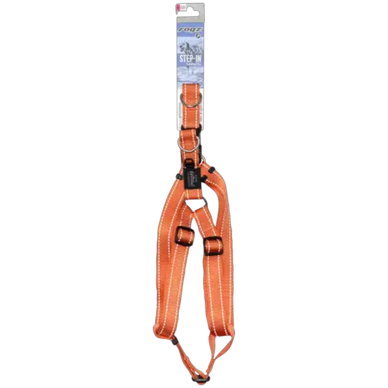 Rogz Extra Large Orange Utility Step-In Dog Harness