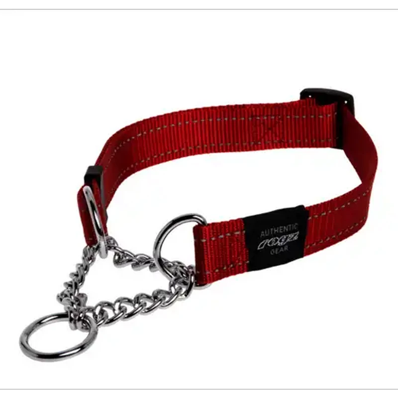 Rogz Extra Large Red Utility Control Chain Dog Collar