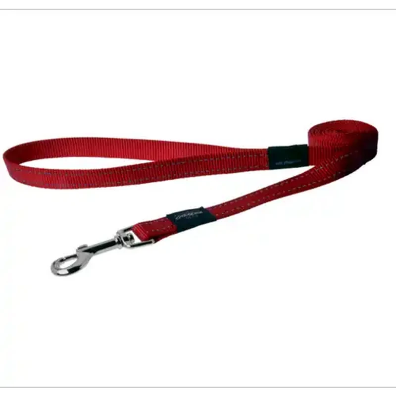 Rogz Extra Large Red Utility Nitelife Fixed Dog Lead