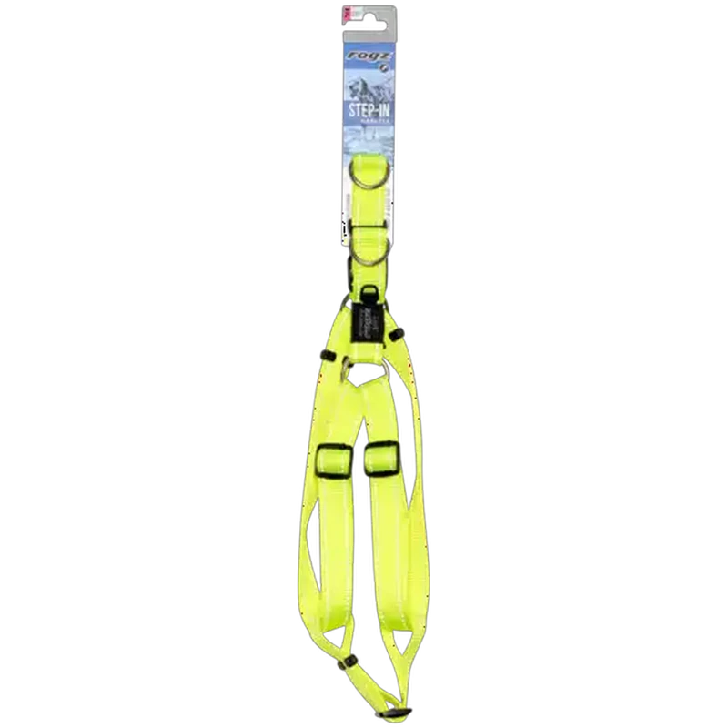 Rogz Extra Large Yellow Utility Step-In Dog Harness