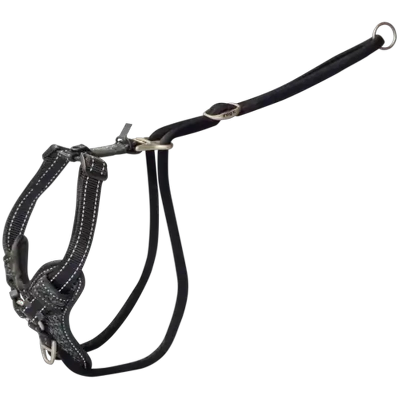 Rogz Large Black Stop-Pull Dog Harness
