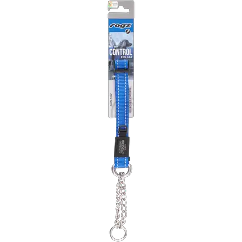 Rogz Large Blue Control Dog Collar
