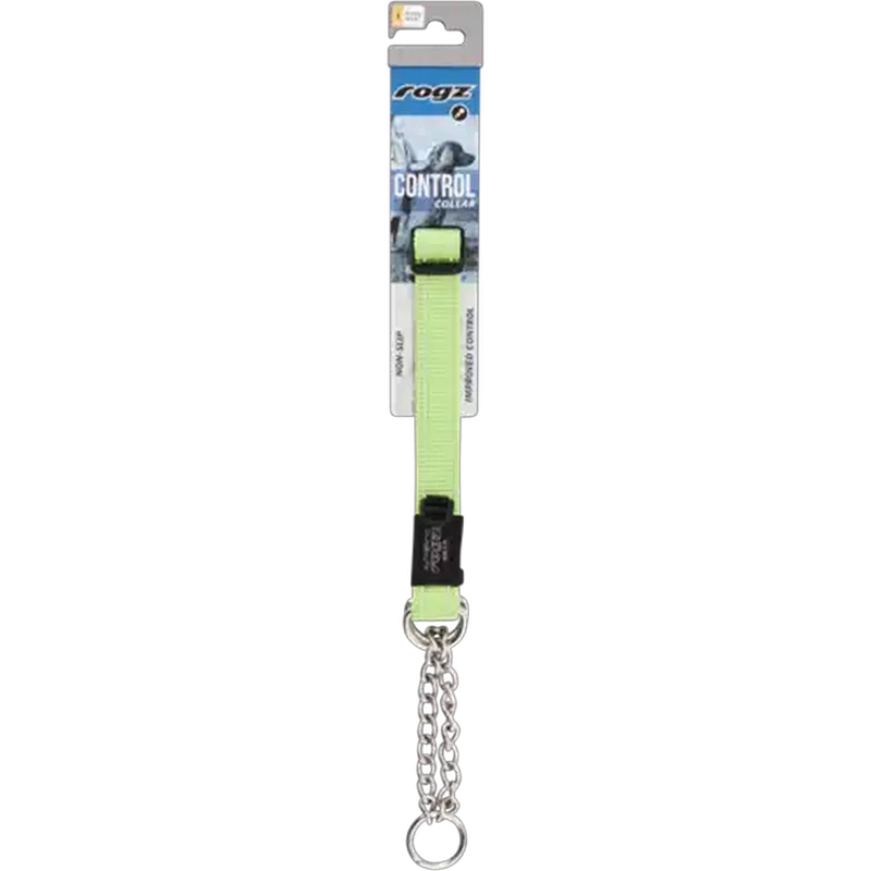 Rogz Large Lime Utility Control Dog Collar