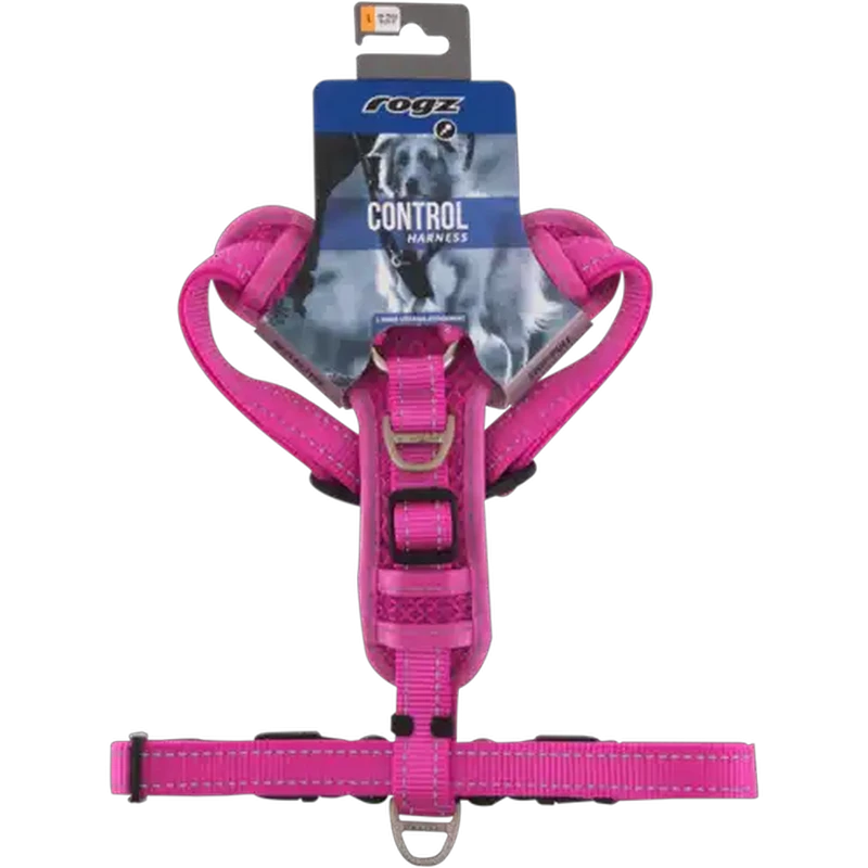 Rogz Large Pink Utility Control Dog Harness