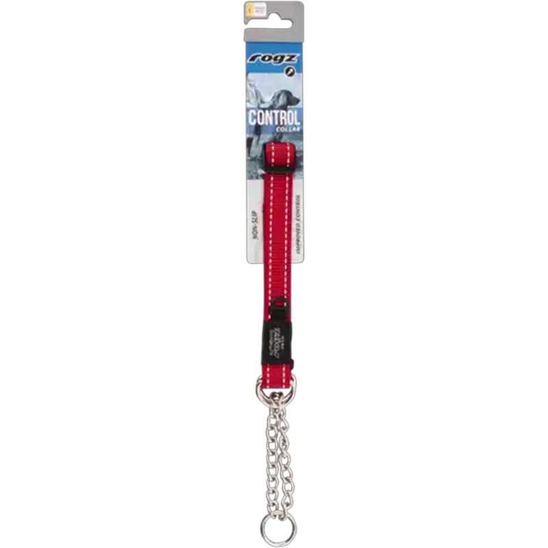 Rogz Large Red Utility Control Dog Collar