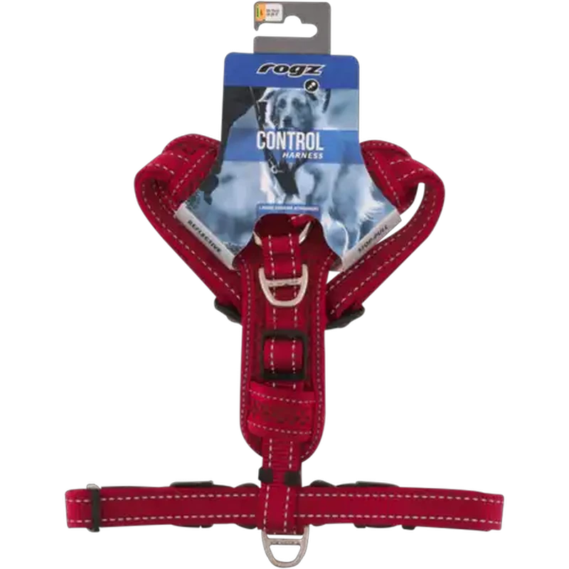 Rogz Large Red Utility Control Dog Harness