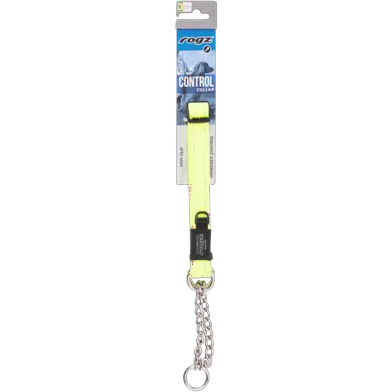 Rogz Large Yellow Utility Control Dog Collar