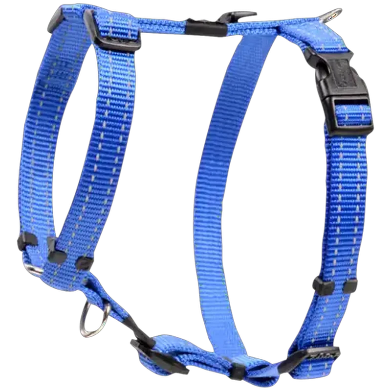 Rogz Medium Blue Utility Snake Dog Harness