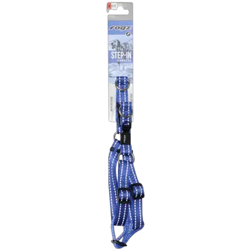 Rogz Medium Blue Utility Step-In Dog Harness