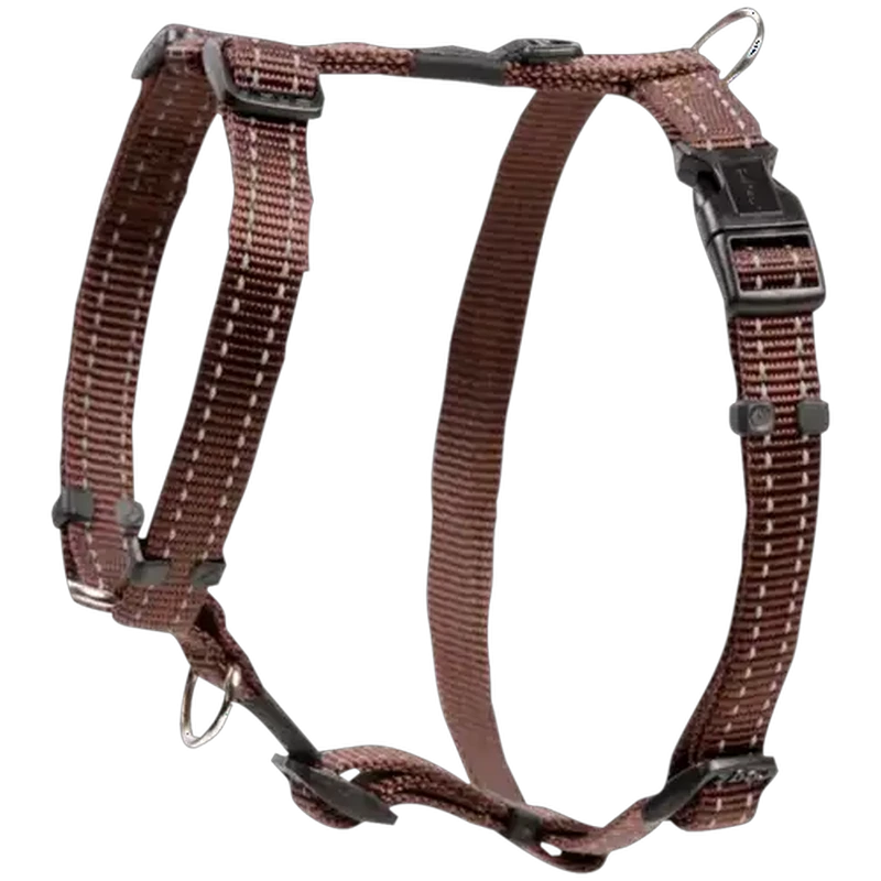 Rogz Medium Brown Classic Dog Harness