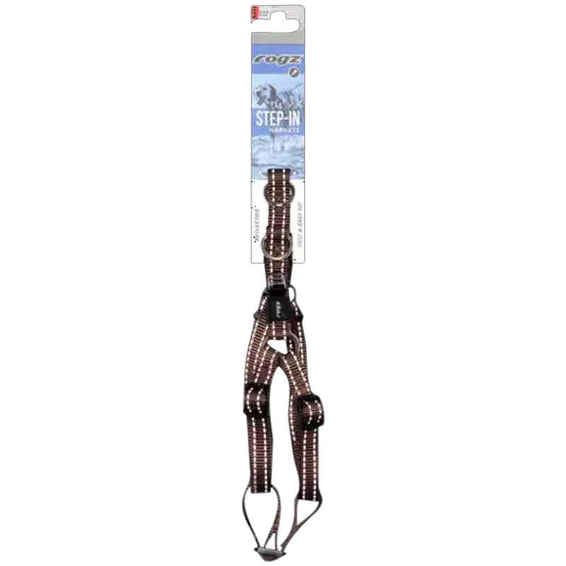 Rogz Medium Brown Utility Step-In Dog Harness