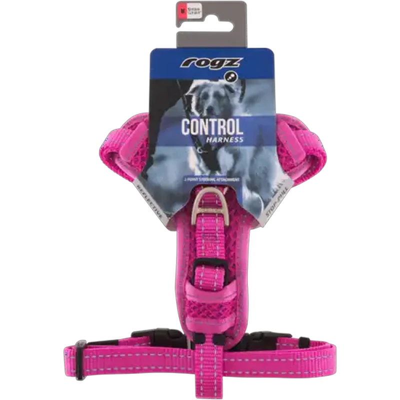 Rogz Medium Pink Utility Control Dog Harness