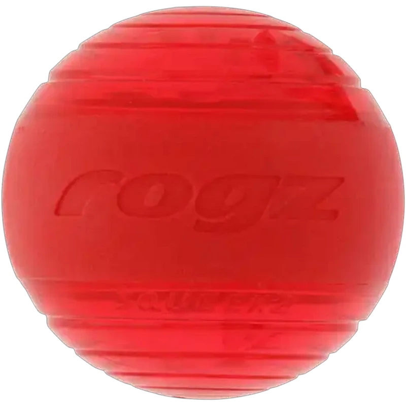 Rogz Medium Red Squeekz Dog Toy