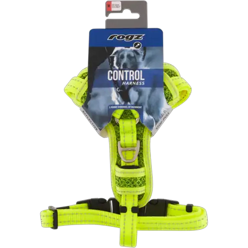 Rogz Medium Yellow Utility Control Dog Harness