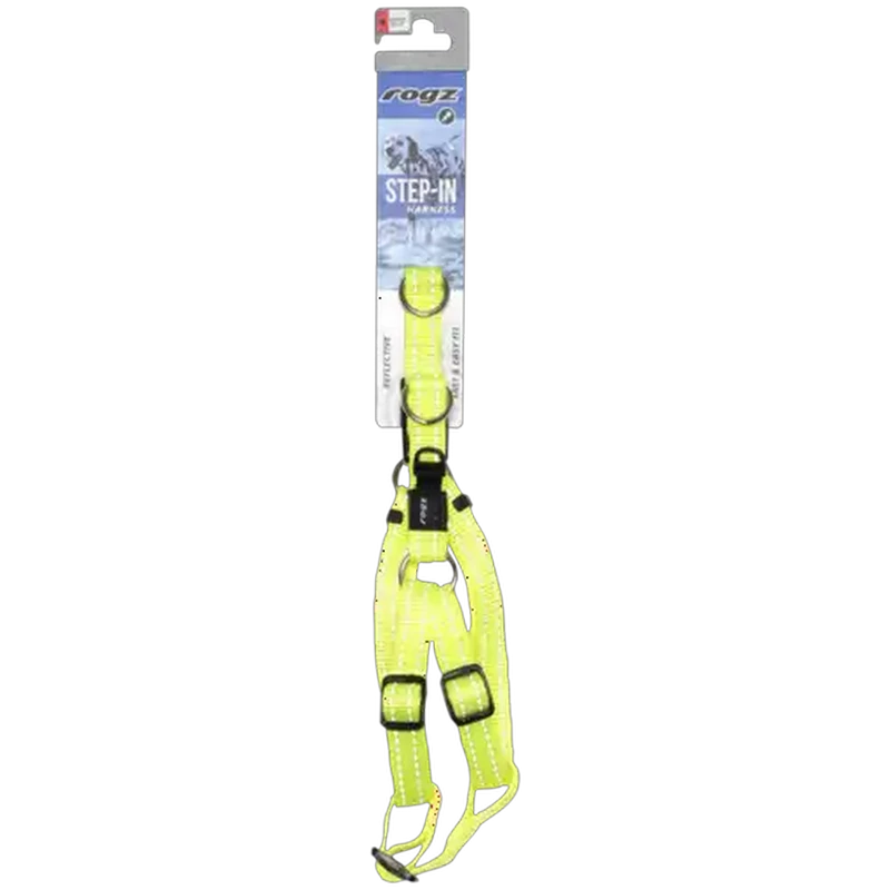 Rogz Medium Yellow Utility Step-In Dog Harness