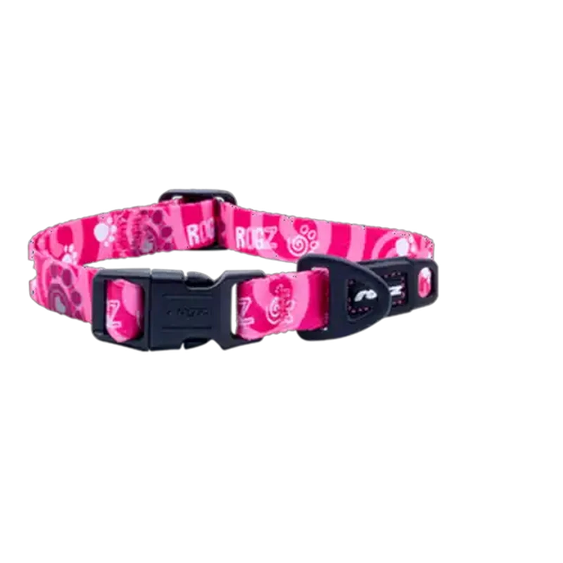 Rogz Pink Fusion Dog Collar Small