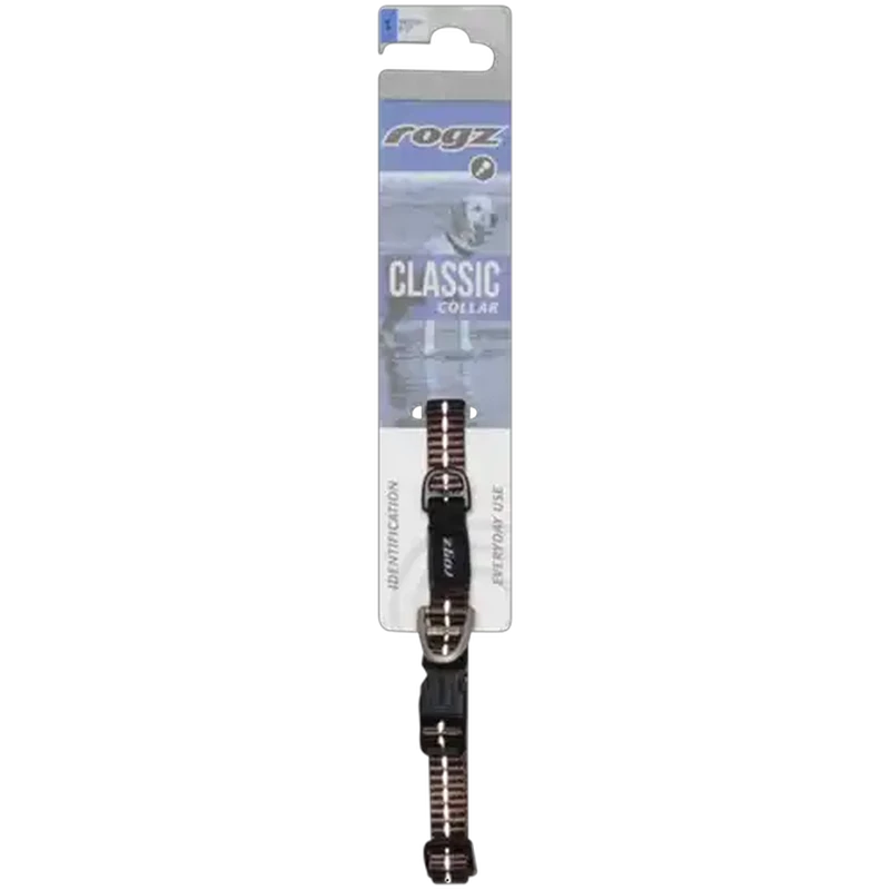 Rogz Small Brown Classic Dog Collar