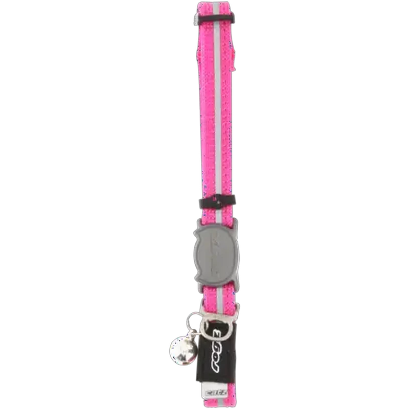 Rogz Small Pink Reflective Cat Collar