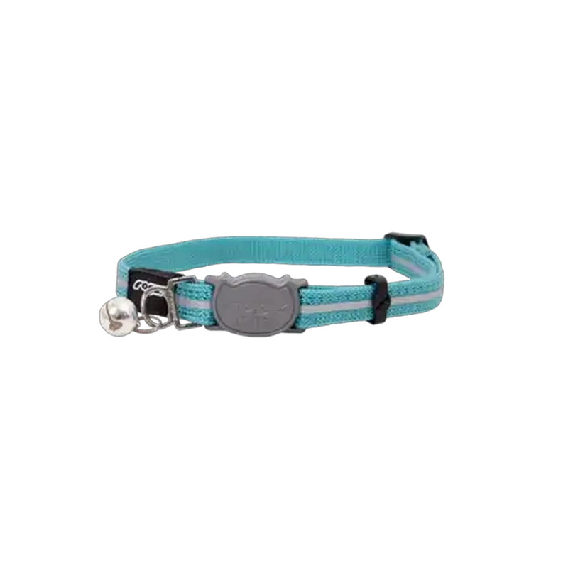 Rogz Teal Alleycat Cat Collar Small